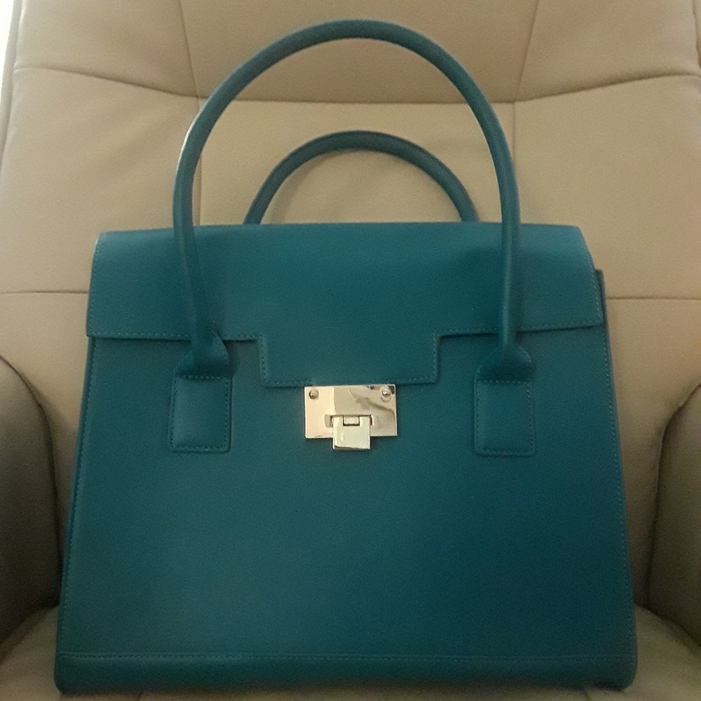JustFab Turquoise Handbag